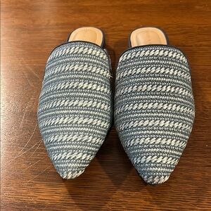 NWT Kelly & Katie Blue and White Loafers Slip-Ons